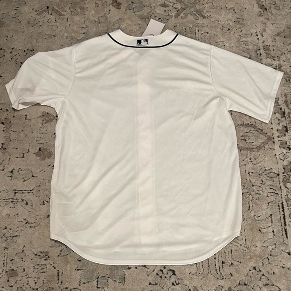 Nike Authentic Seattle Mariners MLB Baseball White Jersey Men’s Sz: L - Picture 5 of 5